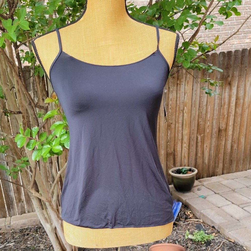 Adjustable Jockey Black "tactal" Camisole